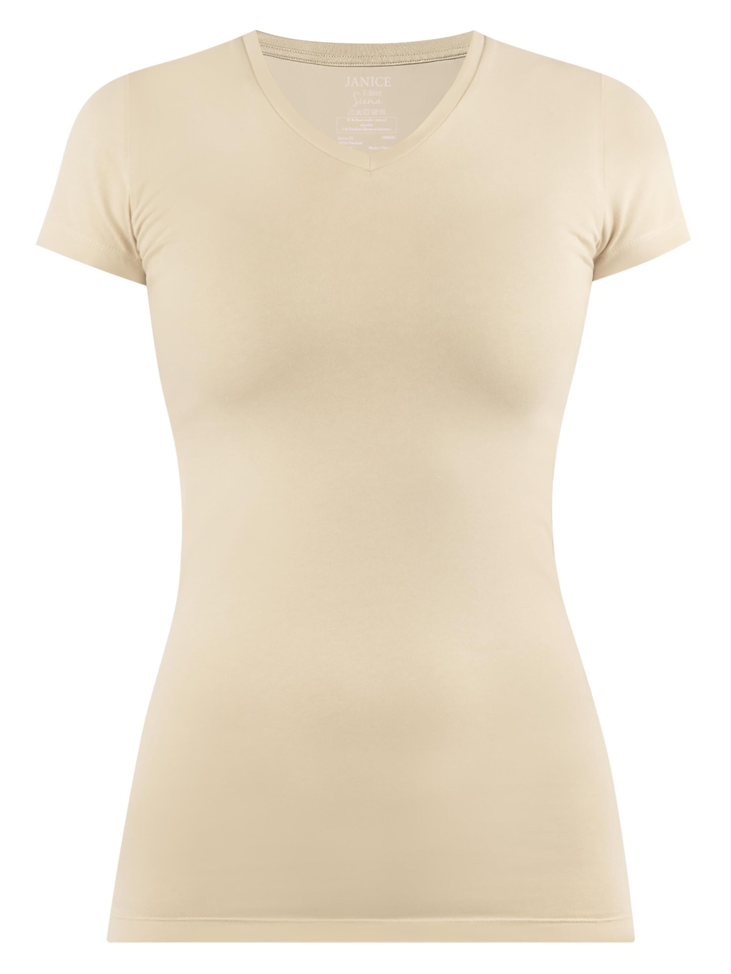 T-shirt 'Siena' normani en beige : devant