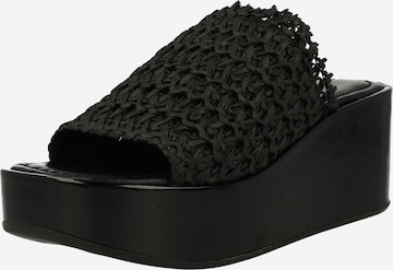 Love Moschino - Zapatos abiertos 'ZEPPA' en negro: frente