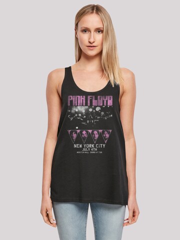 F4NT4STIC Top 'Pink Floyd Tour NYC' in Zwart: voorkant