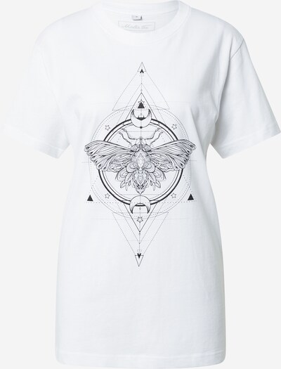 Merchcode T-shirt en noir / blanc, Vue avec produit