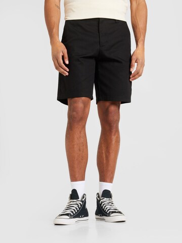 Loosefit Pantalon chino 'EDGE-ED' Only & Sons en noir : devant