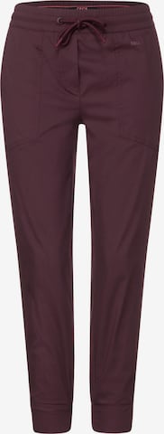 CECIL Slim fit Trousers in Red: front