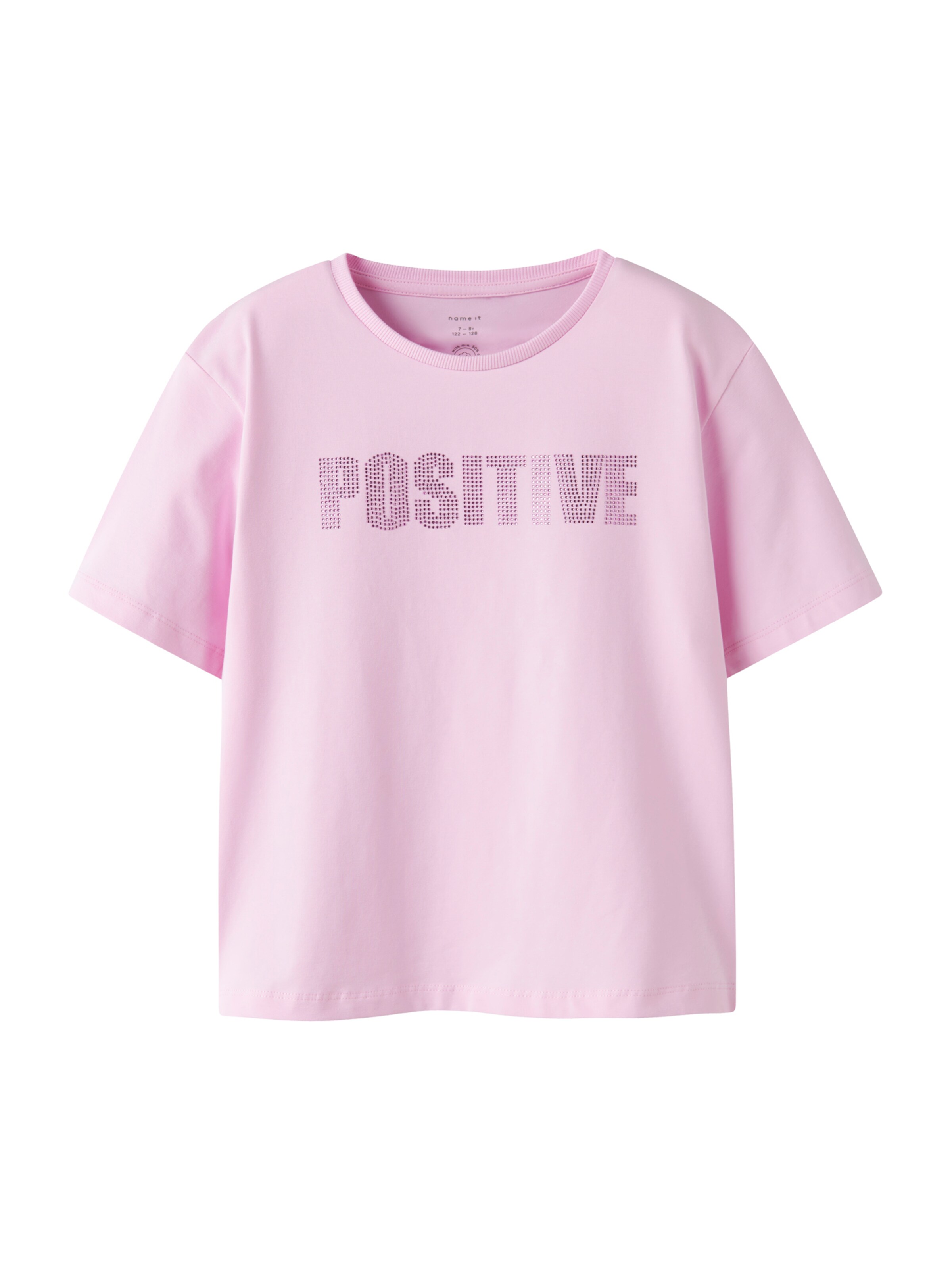 NAME IT Футболка 'NKFDITTELIA' в Ярко-розовый: спереди