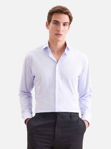 SEIDENSTICKER Slim fit Business shirt in Blue