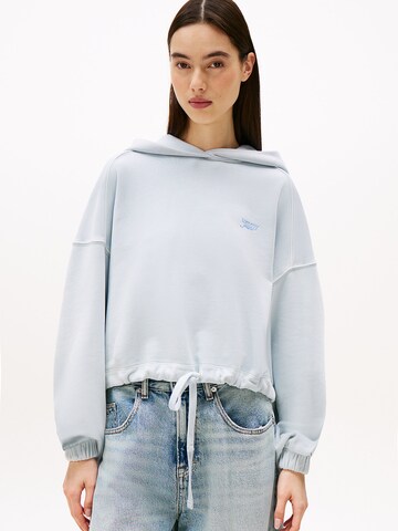 Tommy Jeans Sweatshirt in Blauw: voorkant