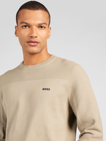 BOSS - Jersey 'Momentum' en beige