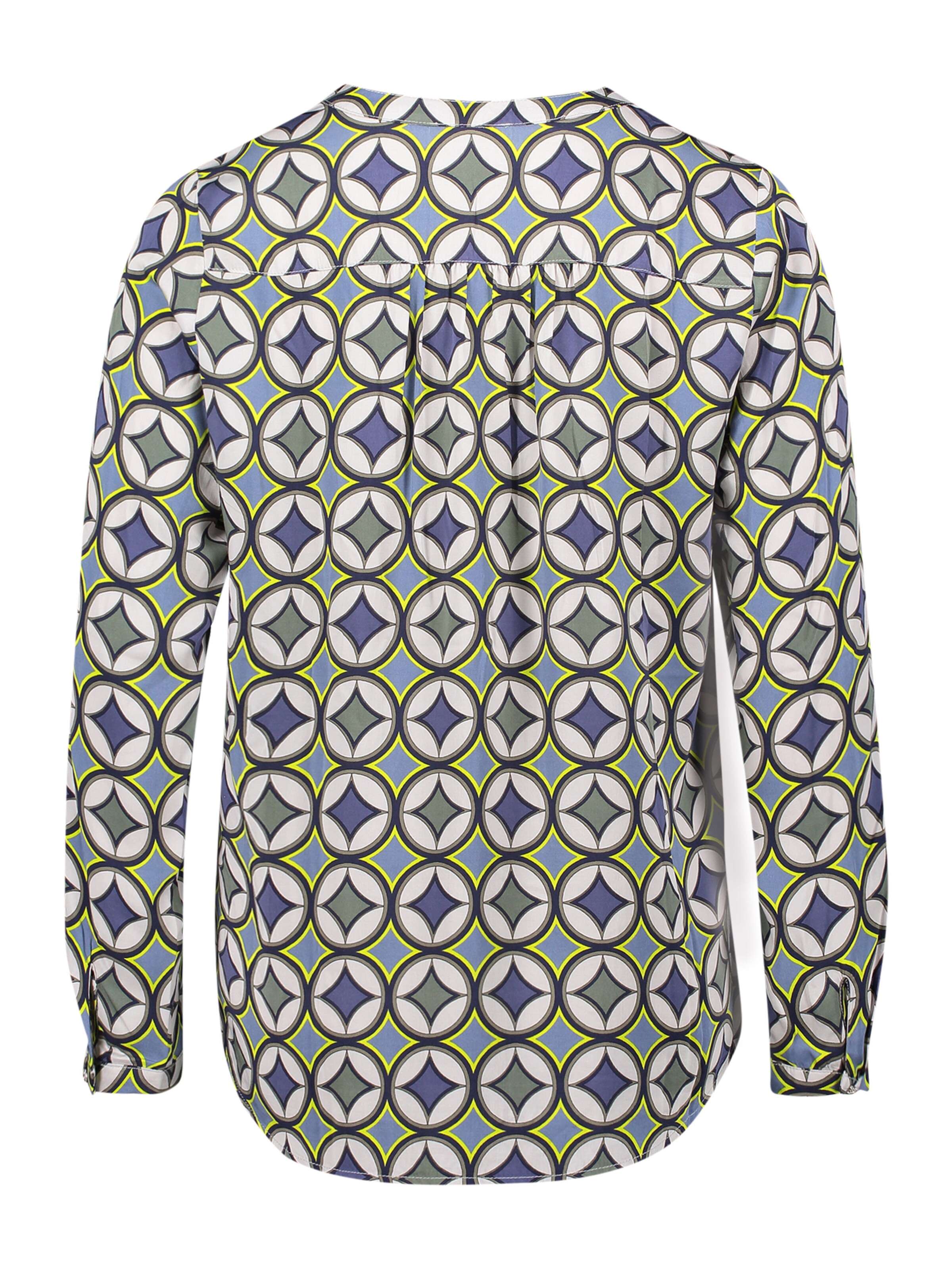 Cartoon Casual-Bluse mit Knöpfen in Blau