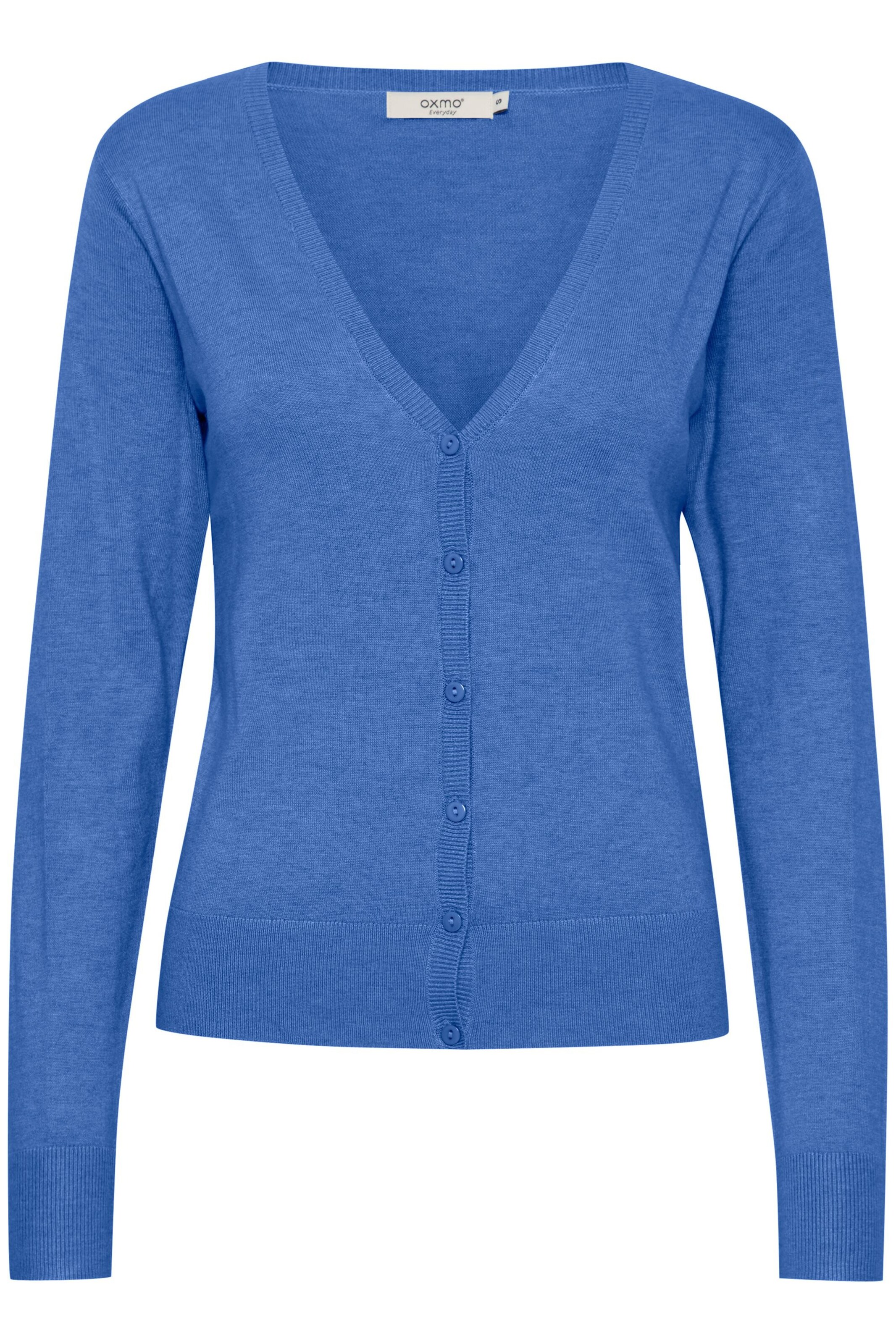Oxmo Strickjacke 'Oxhelene' in Blau: Vorderseite