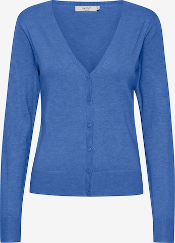 Oxmo Gebreid vest 'Oxhelene' in Blauw: voorkant