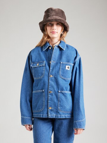 Carhartt WIP Kurtka przejściowa 'Michigan' w kolorze niebieski: przód