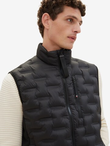 TOM TAILOR Vest i sort