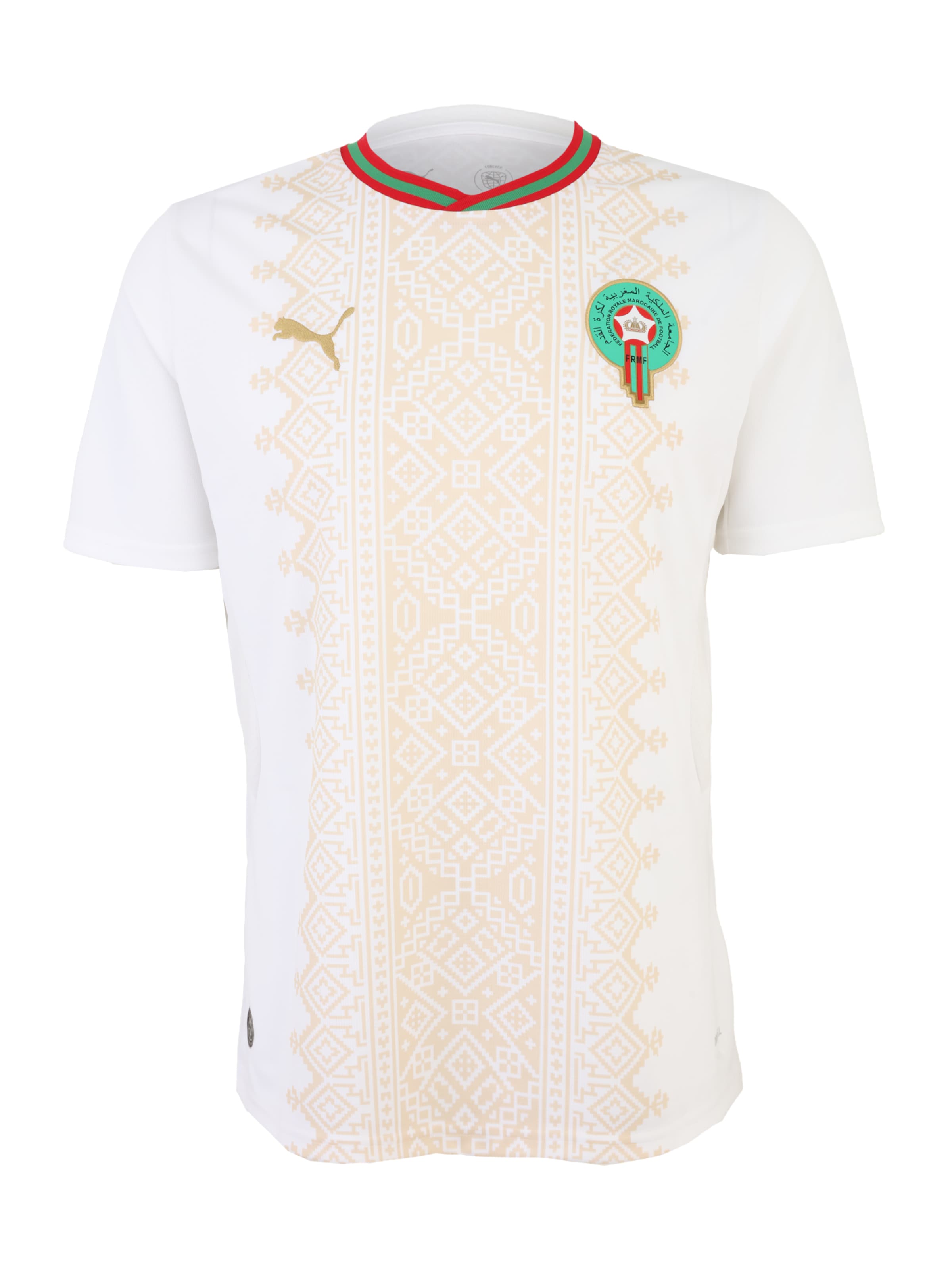 Maillot 'FRMF' PUMA en blanc : devant