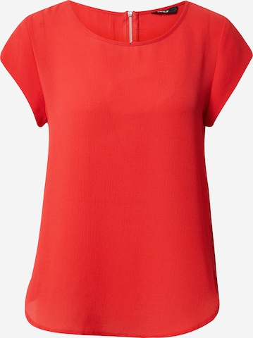 Camicia da donna 'Vic' di ONLY in rosso: frontale