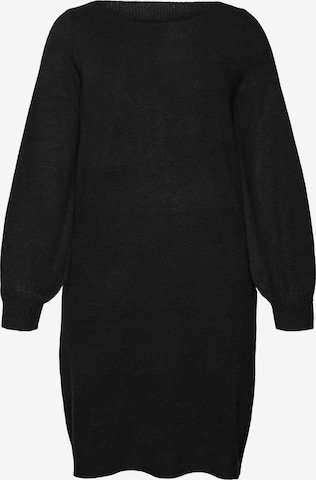 Abito in maglia 'CLEFILE' di Vero Moda Curve in nero: frontale