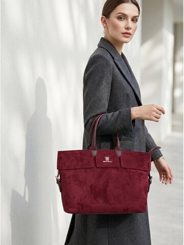 Borsa a mano 'Ecopelle' di Bruno Magli in rosso