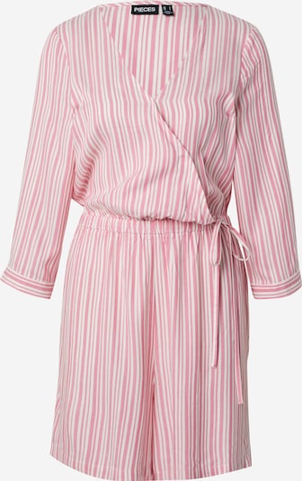 PIECES Jumpsuit 'ALVINA' in de kleur Rosa / Wit, Productweergave