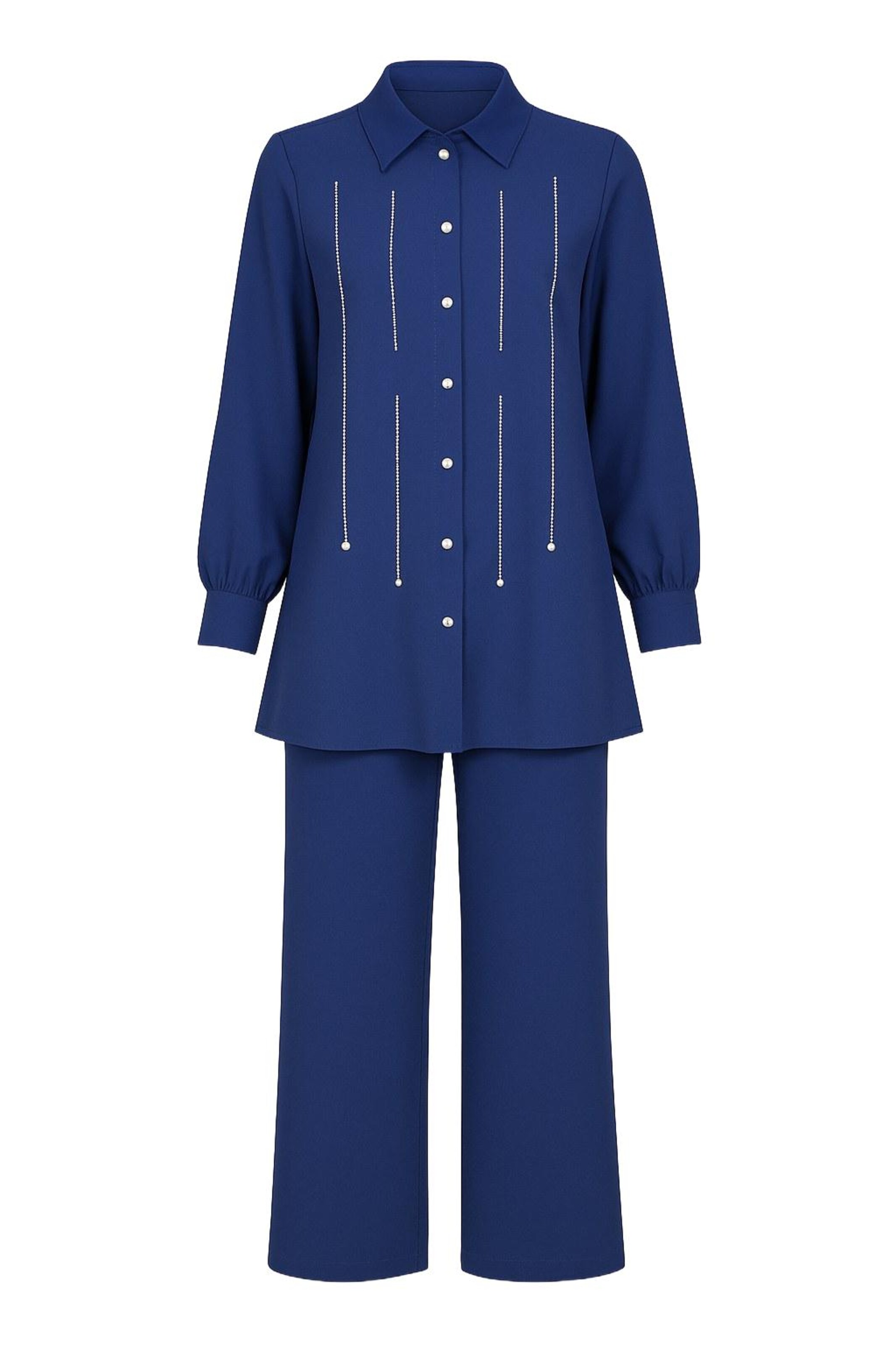 MODAMIHRAM Pantsuit in Blue: front