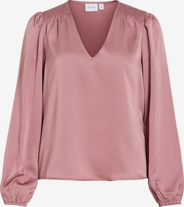 VILA Blouse 'VIEllette' in Roze: voorkant