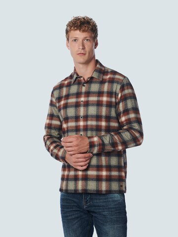 No Excess Regular fit Button Up Shirt in Brown: front