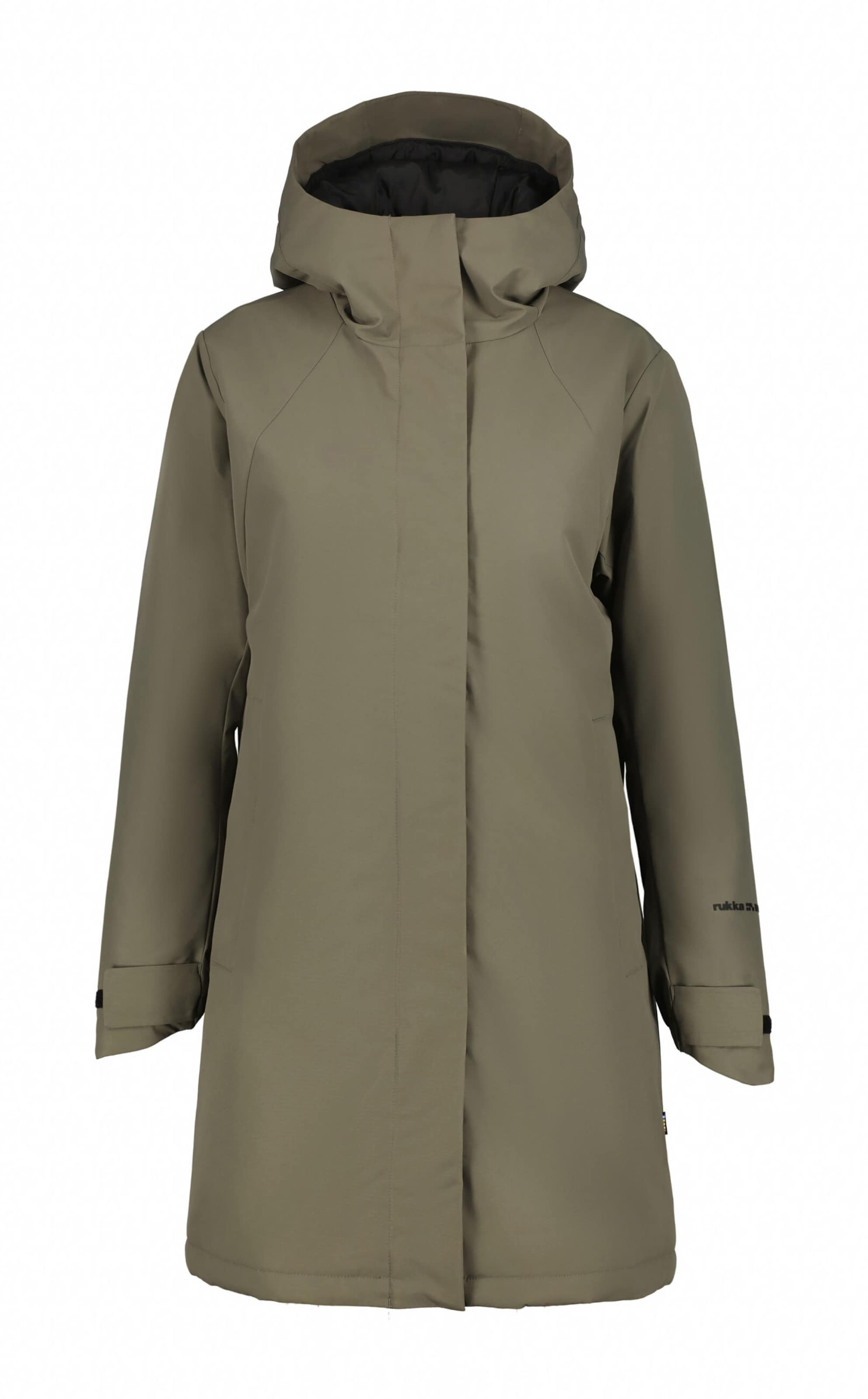 Rukka Μπουφάν πεζοπορίας 'Viimola' σε πράσινο: μπροστά