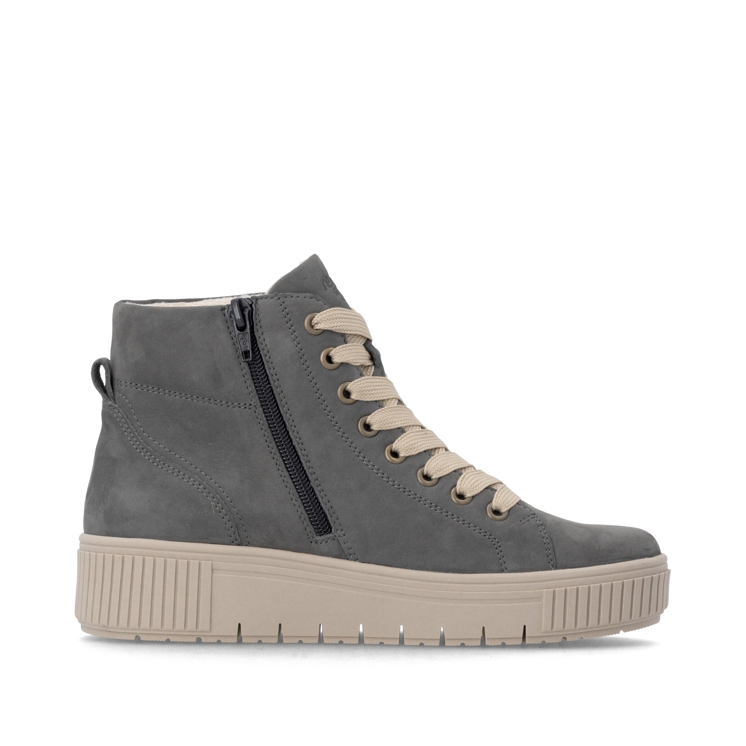 REMONTE Schnürstiefelette in Grau