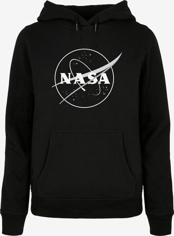 Merchcode Sweatshirt 'NASA - Galaxy' in Zwart: voorkant