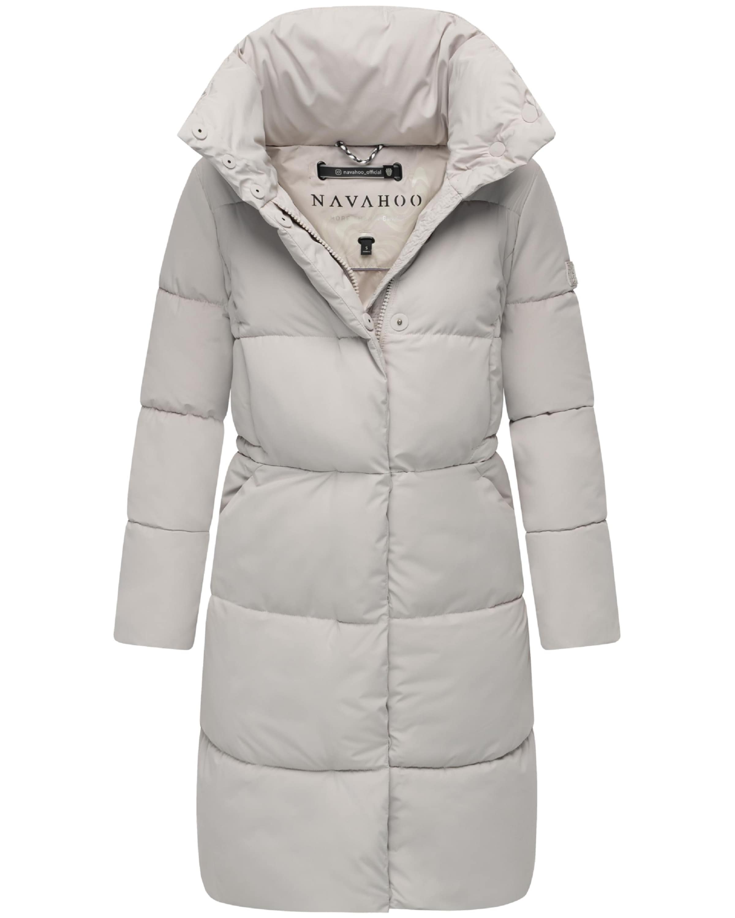 Manteau d’hiver 'Wolkenkuss 14' NAVAHOO en gris
