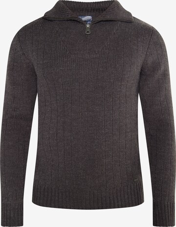 DreiMaster Vintage Pullover  'Imane' in Grau: predná strana