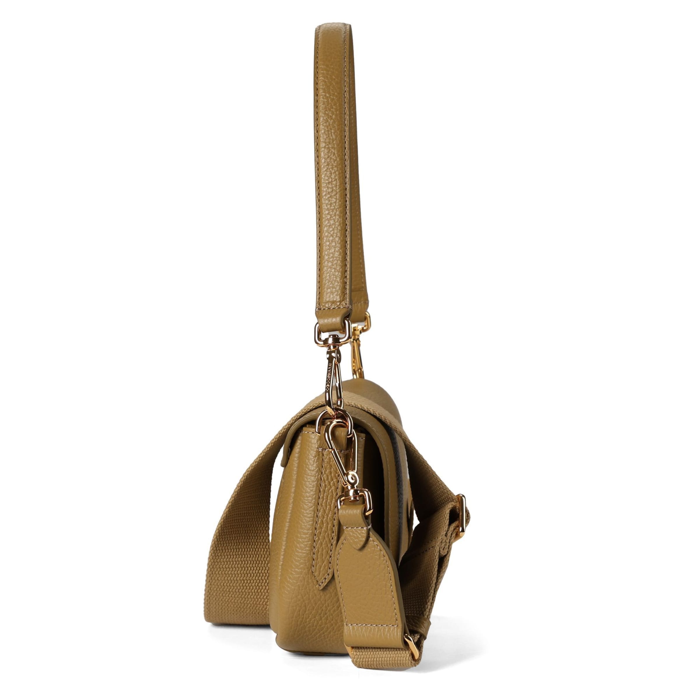 Coccinelle Schultertasche 'C-Me Lock' in Braun