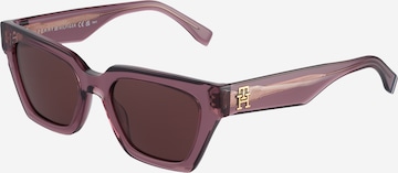 TOMMY HILFIGER Okulary przeciwsłoneczne w kolorze fioletowy: przód