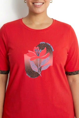 Ulla Popken T-Shirt in Rot