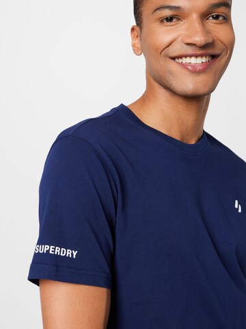 Superdry Funkční tričko – modrá