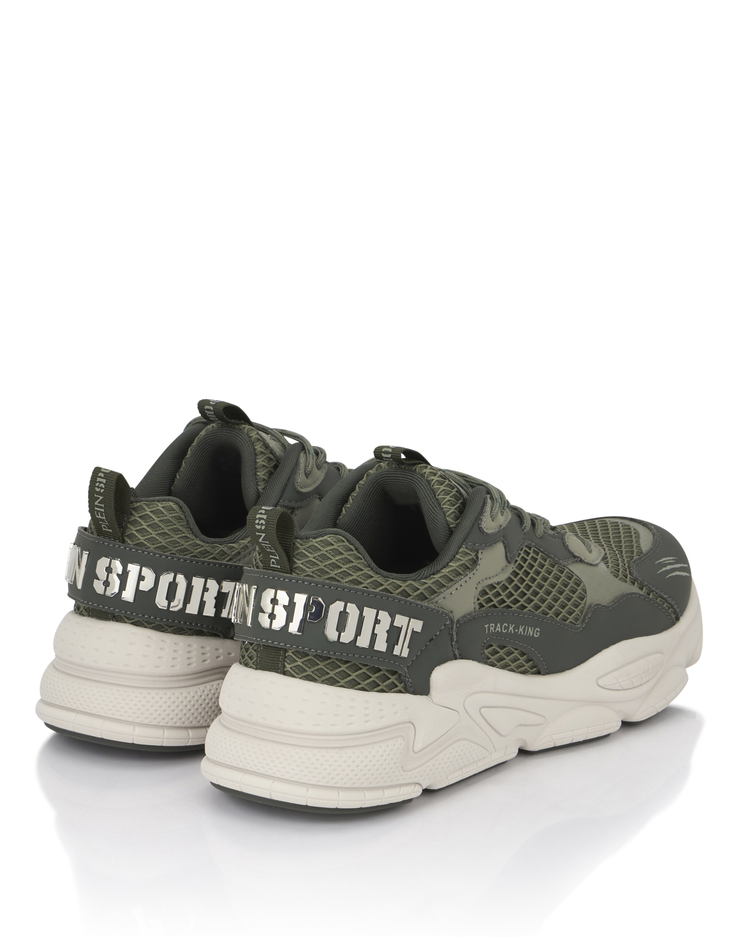 Plein Sport Sneakers laag 'Track King' in Groen