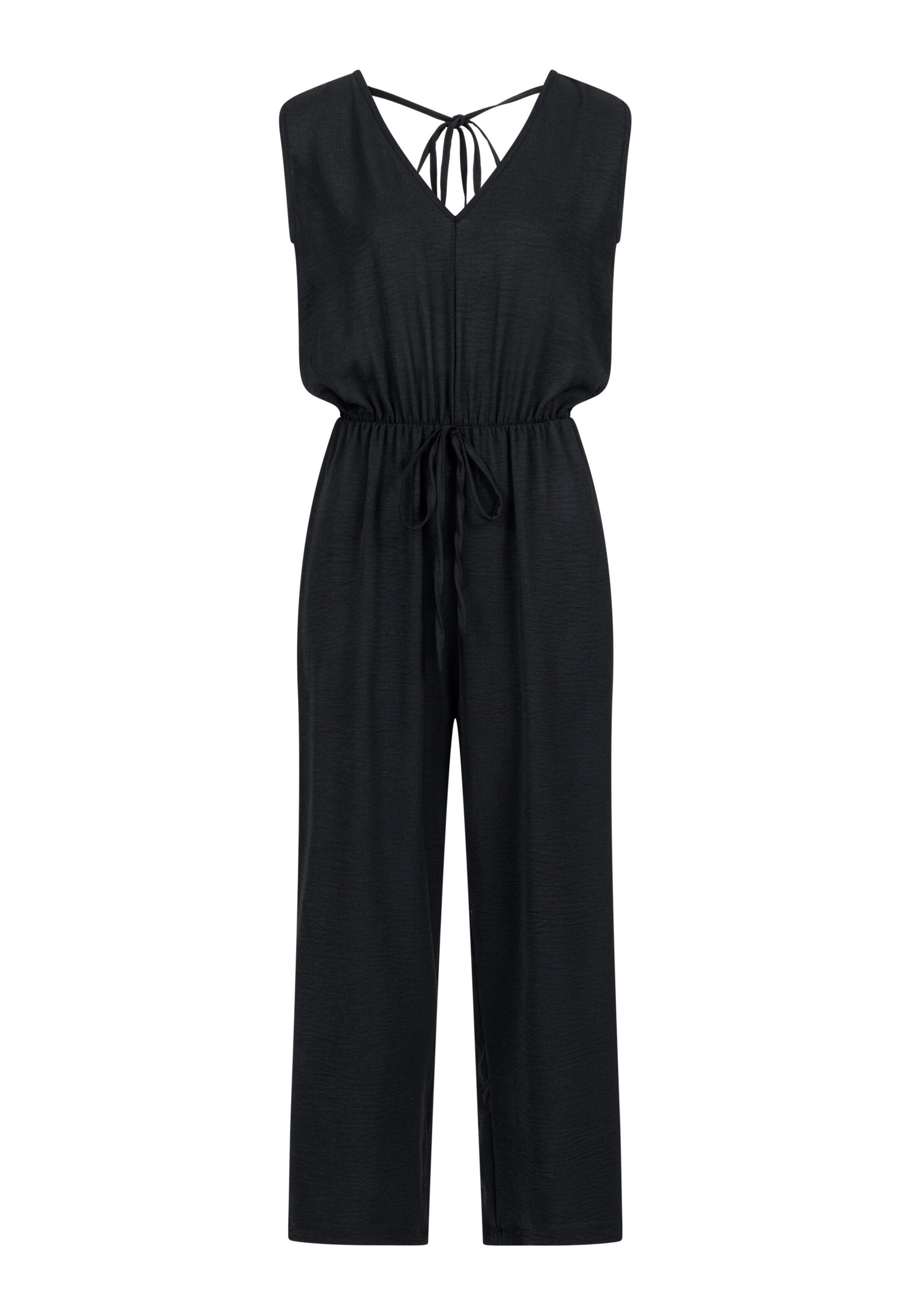 Cloud5ive Jumpsuit in Zwart: voorkant
