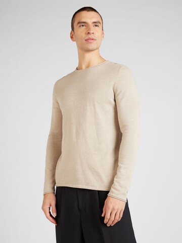 QS Pullover in Beige: Vorderseite