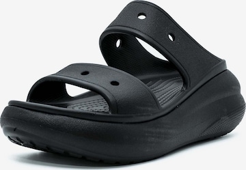 Crocs Pantoletter 'Classic Crush' i sort: forside