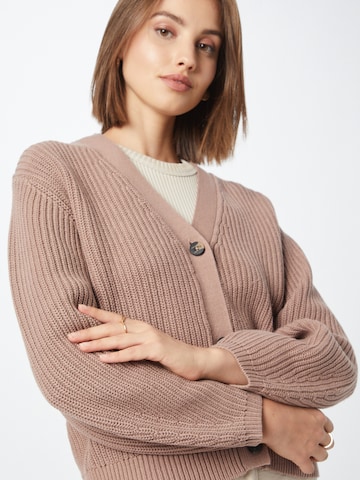 ABOUT YOU Knit Cardigan 'Sana' in Beige