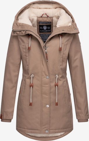 Veste d’hiver 'Ireliaa' NAVAHOO en beige : devant