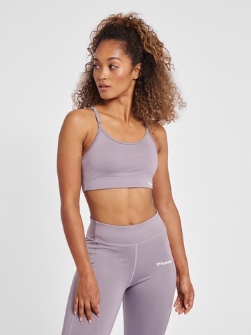 Hummel Bralette Sports bra 'Chipo' in Purple: front