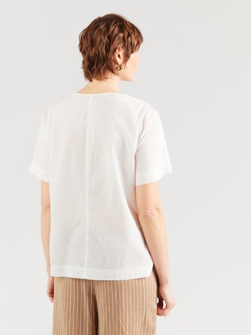 Marc O'Polo Bluse in Weiß: Rückseite