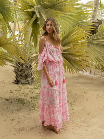 Robe 'Robe Longue Karena' Miss June en bleu