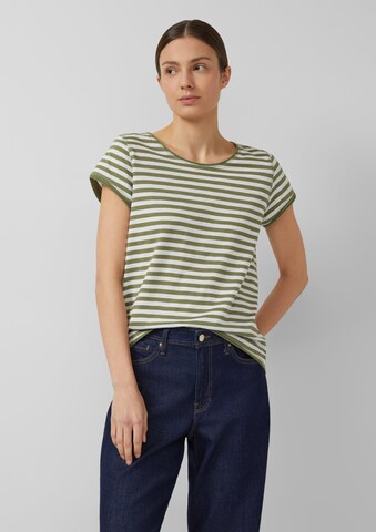 T-shirt s.Oliver en blanc : devant