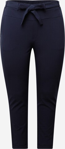 KAFFE CURVE Regular Pants 'Jia' in Blue: front