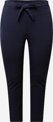 KAFFE CURVE Regular Pants 'Jia' in Blue: front