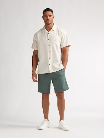 Petrol Industries Regular fit Button Up Shirt 'Maverick' in White