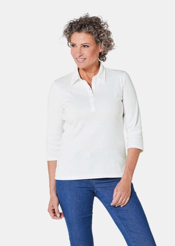 Goldner Shirt in Wit: voorkant
