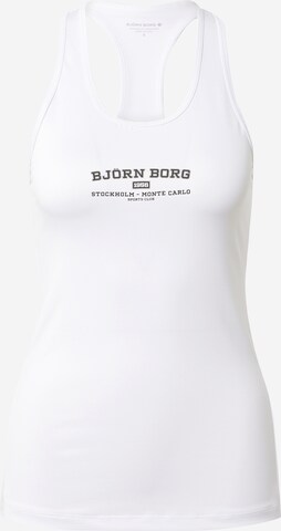 BJÖRN BORG Sporttop in Weiß: predná strana