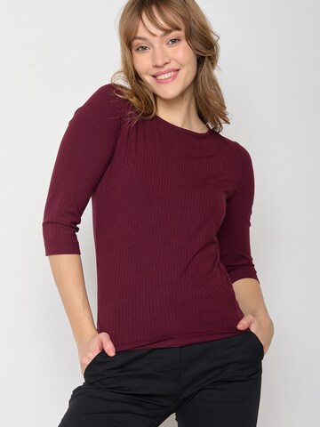 GREENBOMB Shirt in Rood: voorkant