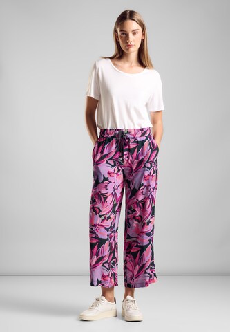 STREET ONE Loose fit Pants in Purple