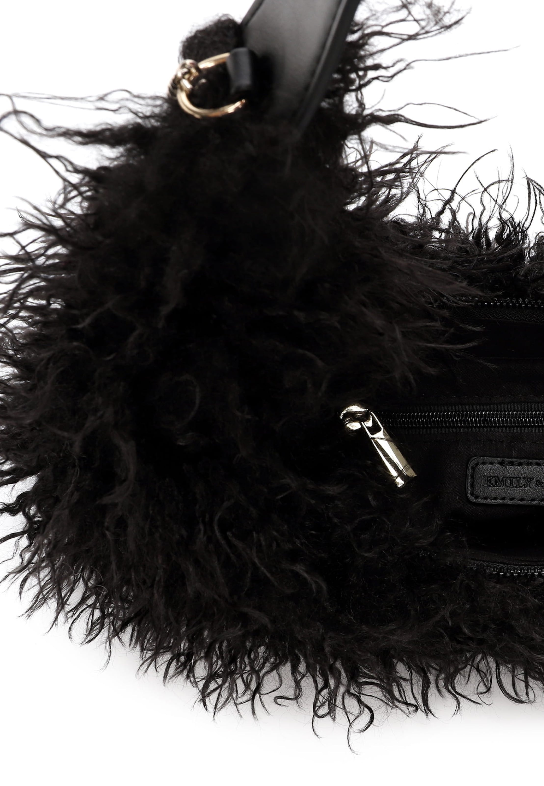 Borsa a sacco 'Lionne' di Emily & Noah in nero